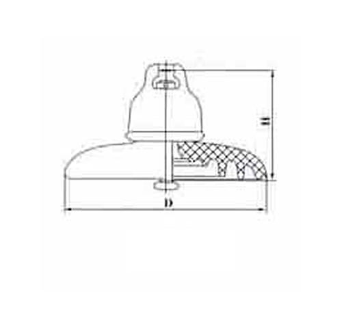 交流盘形悬式绝缘子(普通型)